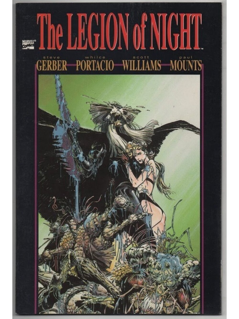 The Legion of Night 1 Marvel Comics 1991 FN 6.0 Gerber Portacio